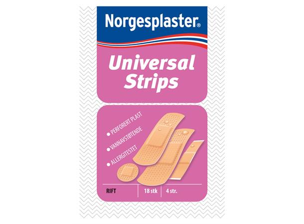 Norgesplaster Universal Strips 18 stk 4 str